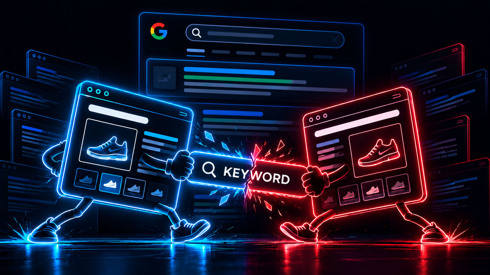 Due pagine dello stesso sito che competono per la stessa keyword nella SERP: la cannibalizzazione