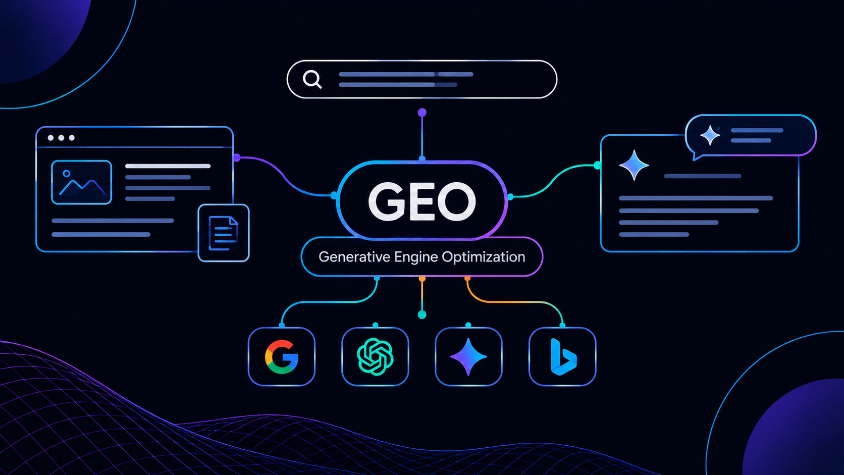 Una risposta generata dall'AI che cita le fonti: l'obiettivo della GEO